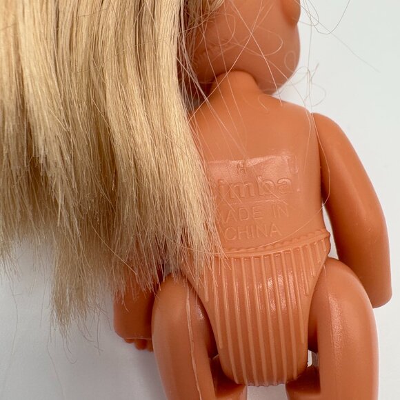 Simba Princess Blonde Long Hair Tiara Doll 4.5" Blue Eyes Vintage (SKU: 334TO) - Picture 6 of 8